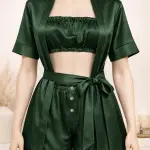 3Pcs Satin Set