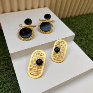 Black earrings