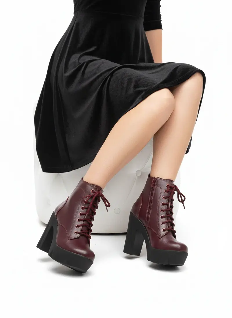 Boot Heels 7cm LEATHER B-27