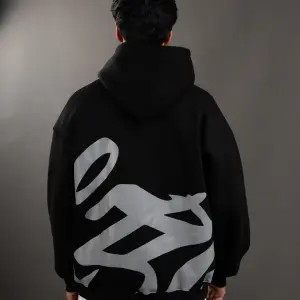 Side Tag - Black Hoodie