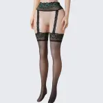 Lace Perfumed See-Through Garter Stockings