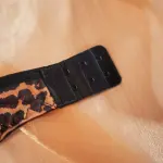 Leopard Lace Embroidered Panty Bra Set