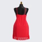 Lace V Neck Nightwear Spaghetti Strap Babydoll