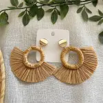 Beige Savaya Earrings