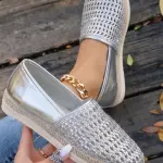 Women's Woven Flat Shoes BN-60