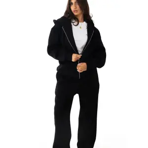 Essential Black Zip-up