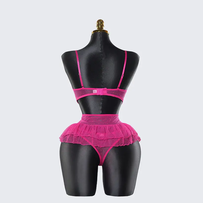 Sexy Lace Lingerie See-through Miniskirt Underwear