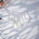 Elegant Ivory White Lace Lingerie Pajama Set