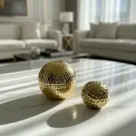 Metallic Dimple Sphere