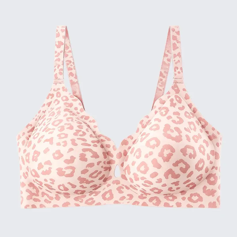 Seamless Wirefree Full Coverage Bra Plus Size Push Up Soft Support Bralette