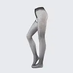 Sexy Crotchless Pantyhose Ultra-Thin 0D Polka Dot High Waist Shiny Black
