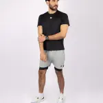 Hidden Pocket Light Gray Training Short