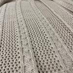 Knitted Textured Throw Blanket