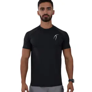Dri-FIT Short-Sleeve Black Fitness Top