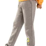 Grey melton pant with Snoopy print
