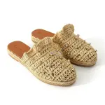 Raffia Mules