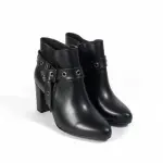 Boot Mid Heels Leather R-510