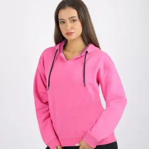 Oversized Women's Pink Hoodie