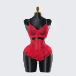 Sexy Lace Lingerie See-through Miniskirt Underwear