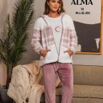 3pcs pink pyjama set