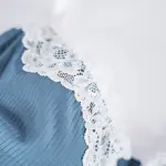 Plus Size Navy Blue Sexy Lace Lingerie Set