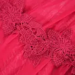 Plus Size Red Dress Panty Set