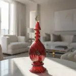 Crescent Glass Ornament