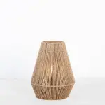 Burlap Table Lamp A122