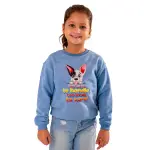 Blue Tie-Dye Sweatshirt with "Cute dog" print 🐶 💙