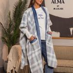 poncho blue pyjama set