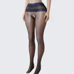 Lace Scented Ultra-Thin See-Through Open-Crotch Pantyhose