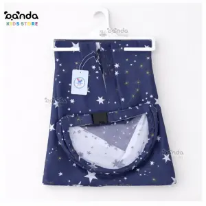 ساتر رضاعة طبقتين مع شبكة لرؤية الطفل ن حزام توسيع وتضييق ، ماي فيرست بيبي الوان متعددة