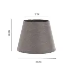 Lamp shade grey LS04