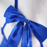 Plus Size Open Bust Adjustable Bow Spaghetti Strap Dress