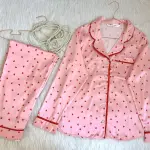 Red Velvet Hearts Turkish Pure Silk PJ