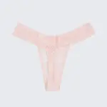 Plus Size Sheer Lace Thong Women's Sexy Lingerie Panty Set