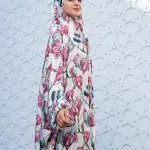 SPRING BLOOM PRINT SATIN MALHAFA ISDAL