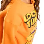 Orange Sweatshirt with "Looney Tunes" Print 🧡👧
