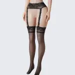 Lace Perfumed See-Through Garter Stockings