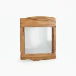 Unique Natural Design Handmade Wooden Wall Mirror