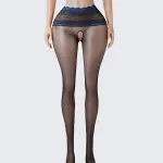 Lace Scented Ultra-Thin See-Through Open-Crotch Pantyhose