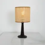 Rattan Boho Table Lamp 027