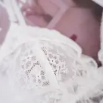 Plus Size White Floral Sheer Mesh Chemise