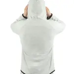 Full Zip Men's Light Gray Hoodie