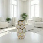 Orbis Gold Pattern Vase