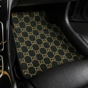 Gucci Olive - Set of 4 Car Mats