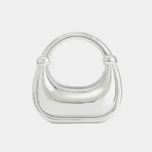 Silver Mirelle Clutch