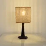 Rattan Boho Table Lamp 027