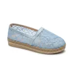 Floral Lace Slip-on Flats. BN-58