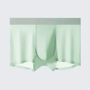 Men's Ice Silk Anti-Bacterial Crotch 120S Ultra-Thin Boxer Briefs